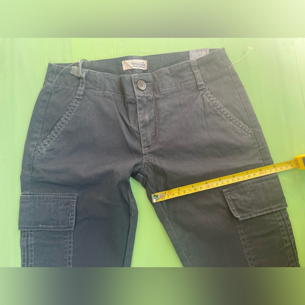 LOW RISE CARGO Sound & Matter Navy Blue Casual Pants NEW WITH TAGS SIZE 0 - Picture 8 of 14
